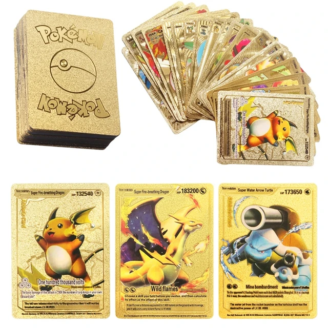 gold pokemon cards