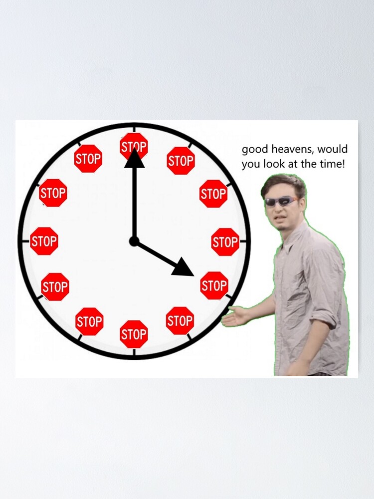 good heavens look at the time template