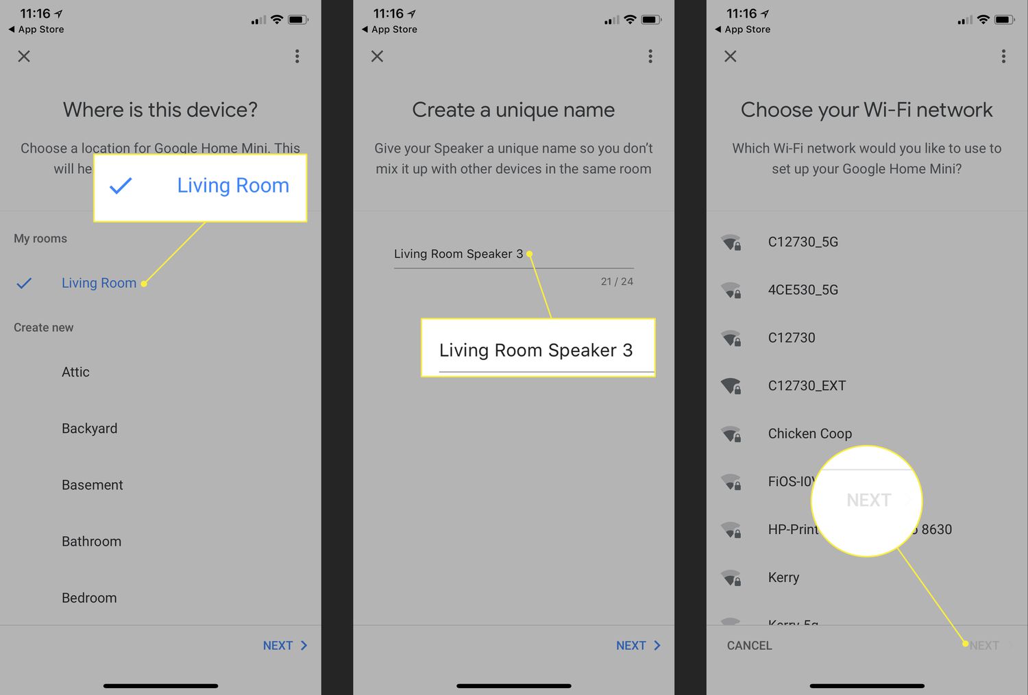 google home app wifi