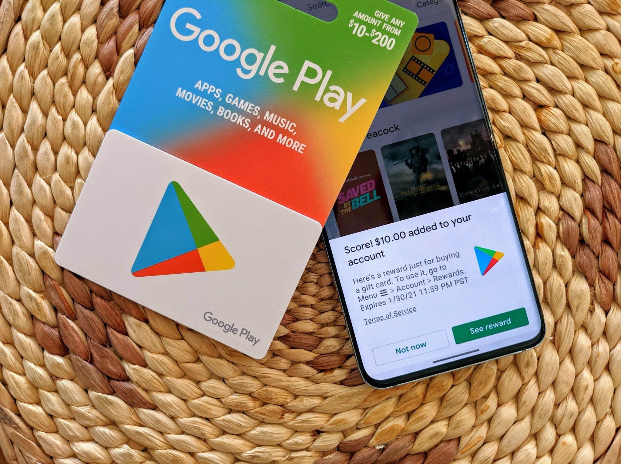 google play card redeem