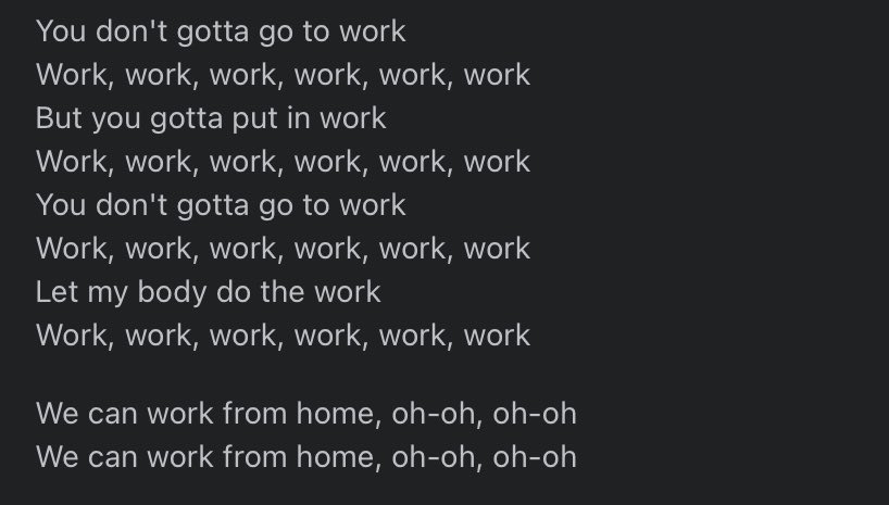 gotta go to work lyrics