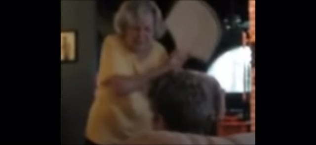 granny spanking