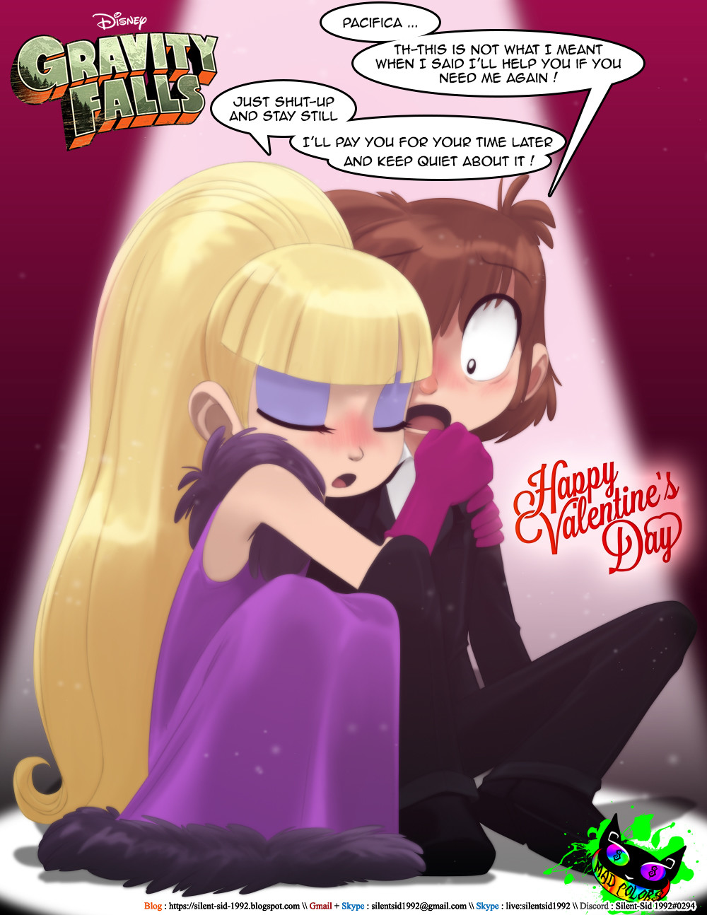 gravity falls dipper x pacifica