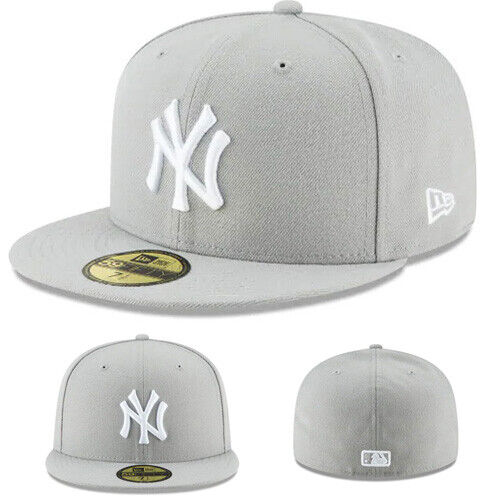 grey yankees hat