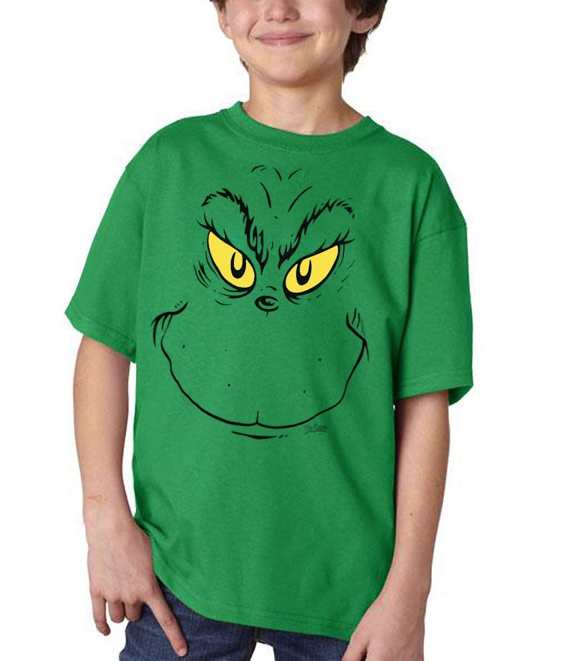 grinch kid shirt