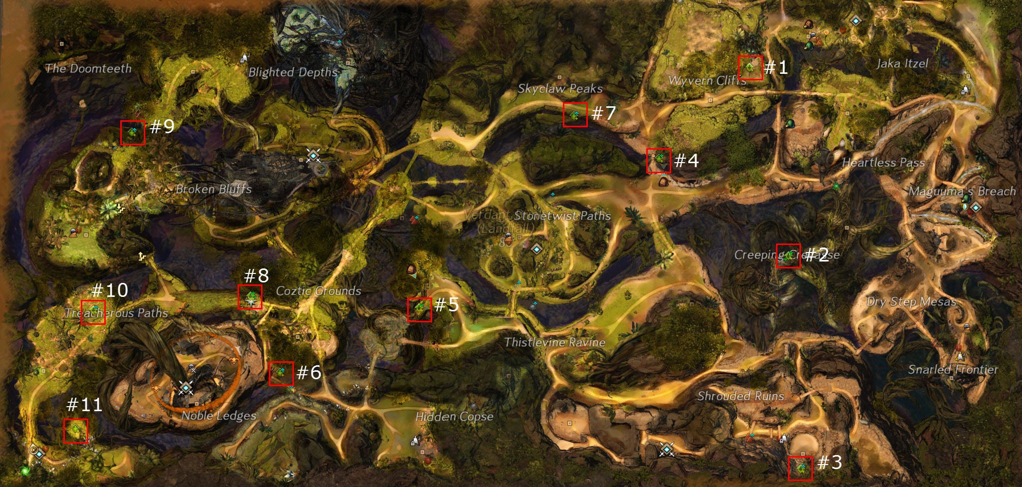 guild wars 2 hero points map