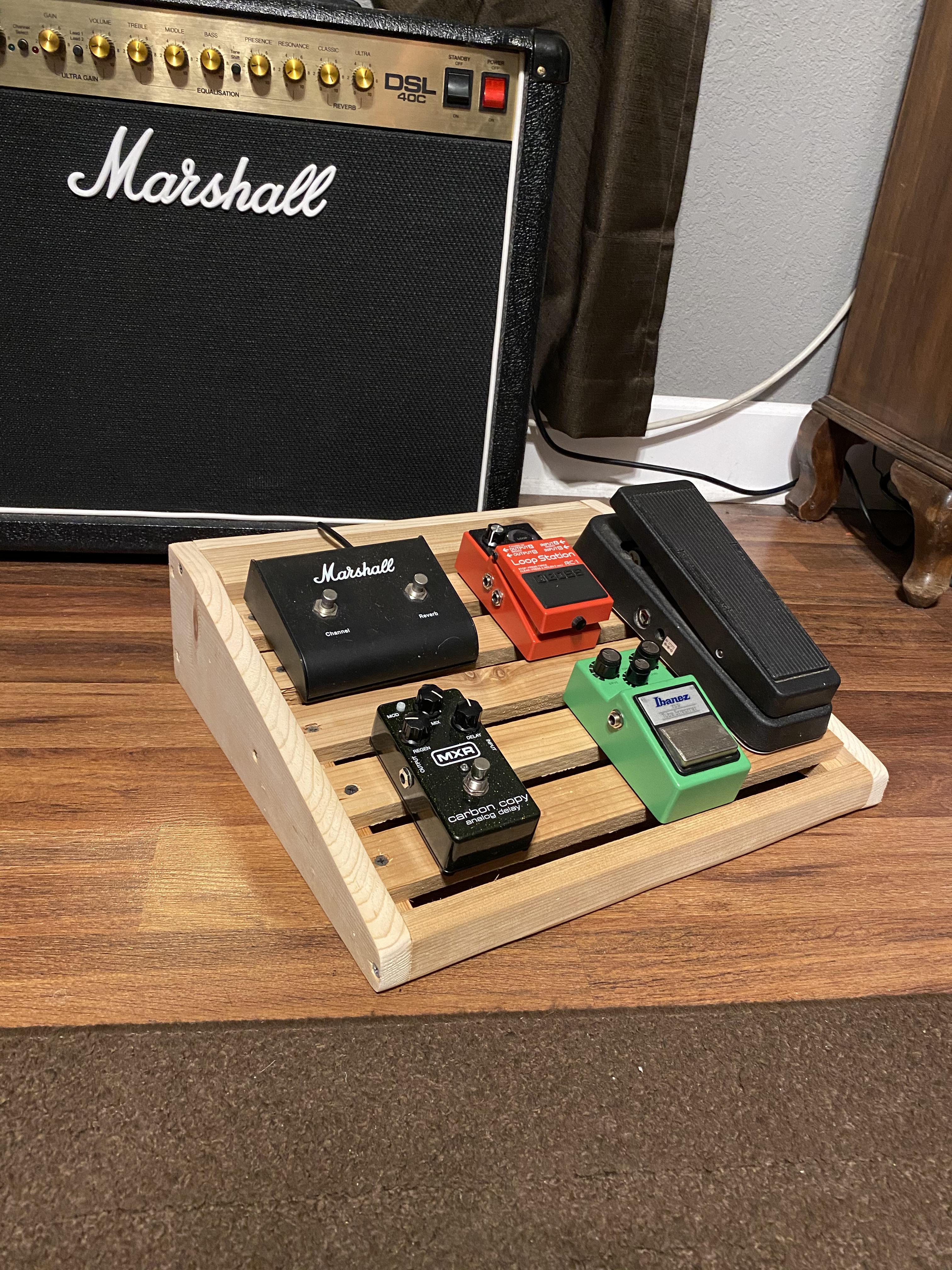 guitar pedal board diy