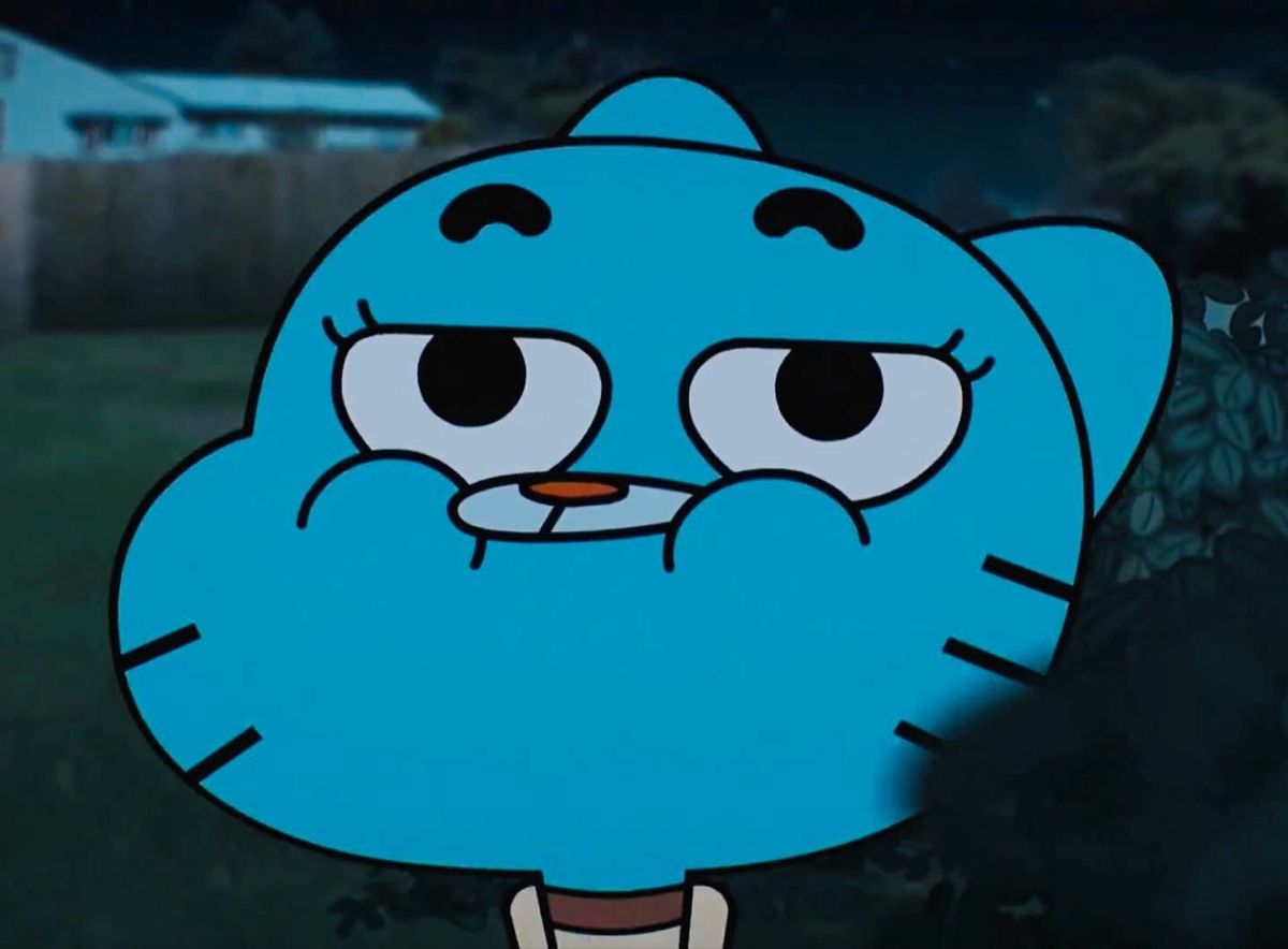 gumball smug face