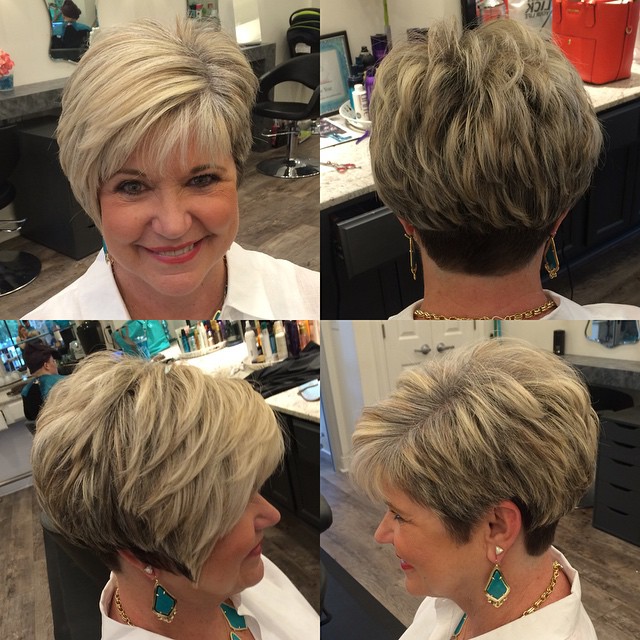 haircut for women over 60