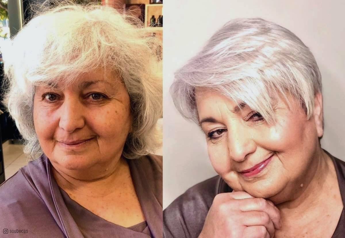 haircuts for over 60 with round face