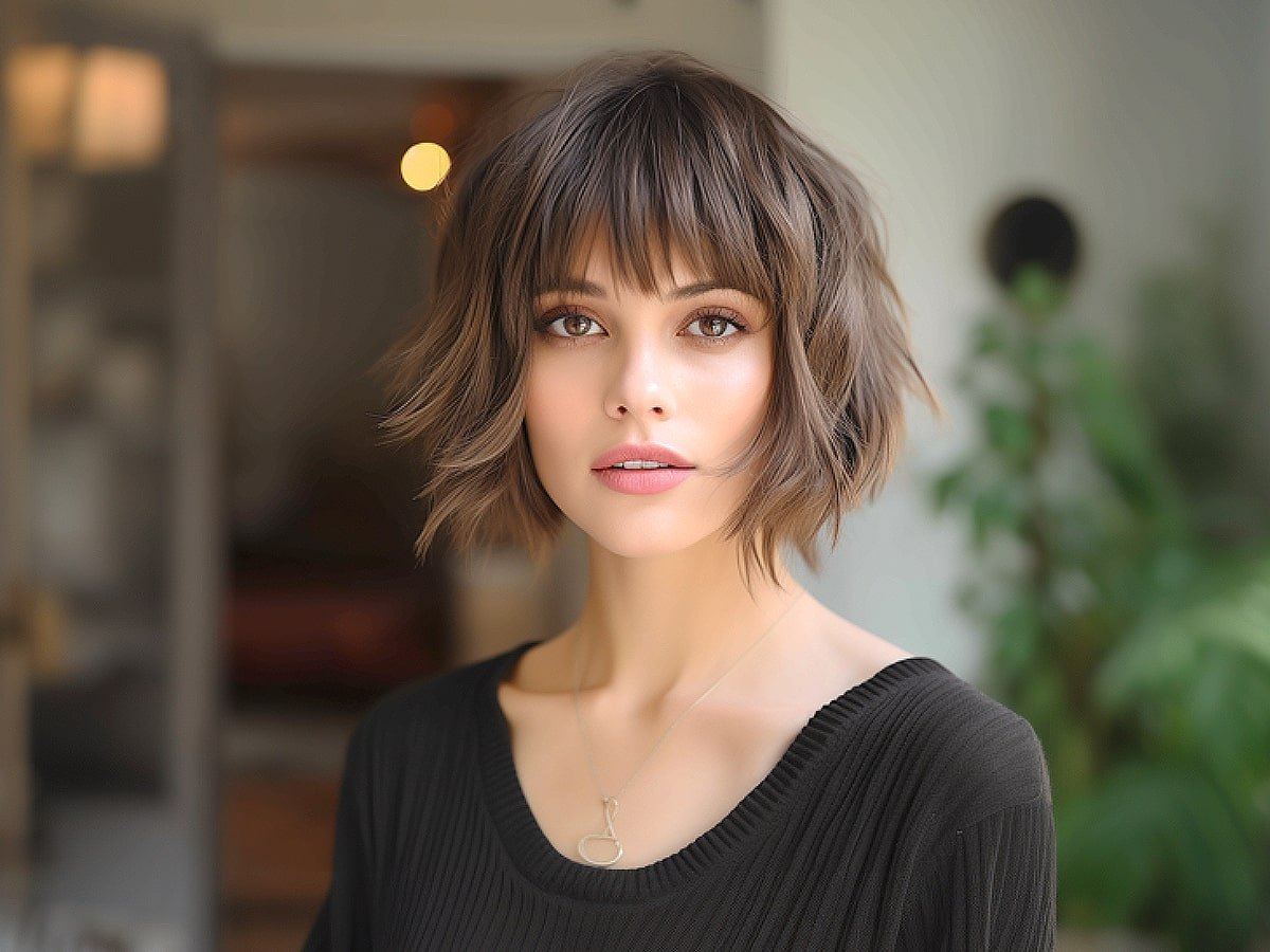 hairstyle ideas with bangs