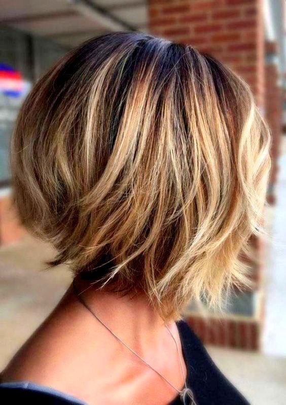 hairstyles bob layered short