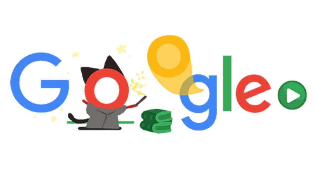 halloween google doodle 2016