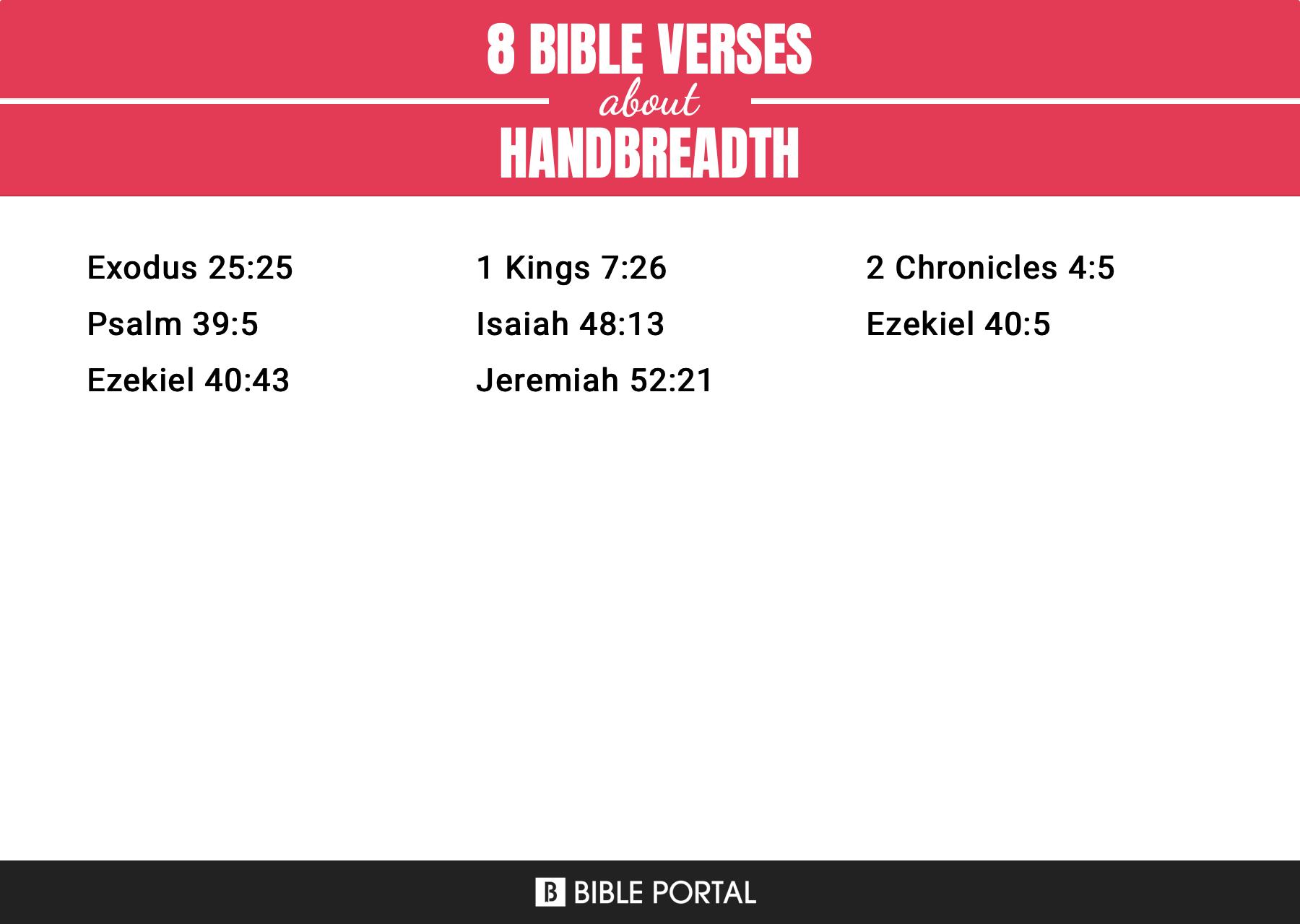 handbreadth bible