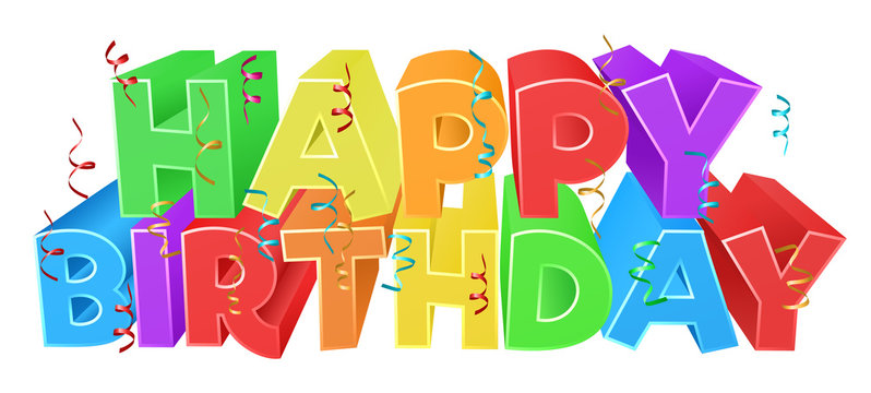 happy birthday clipart