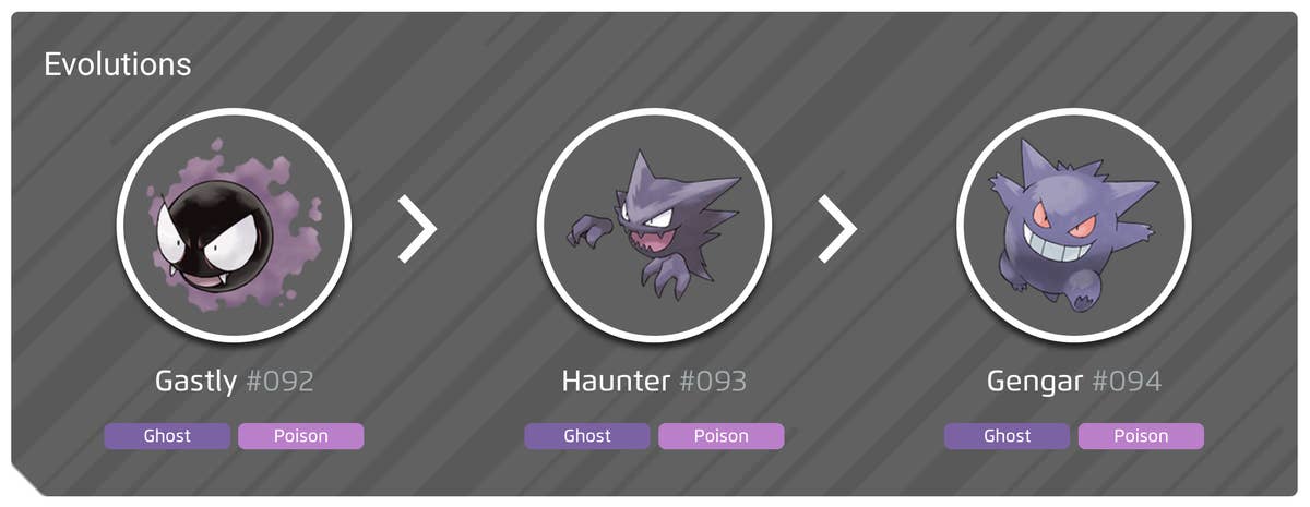 haunter evolves to