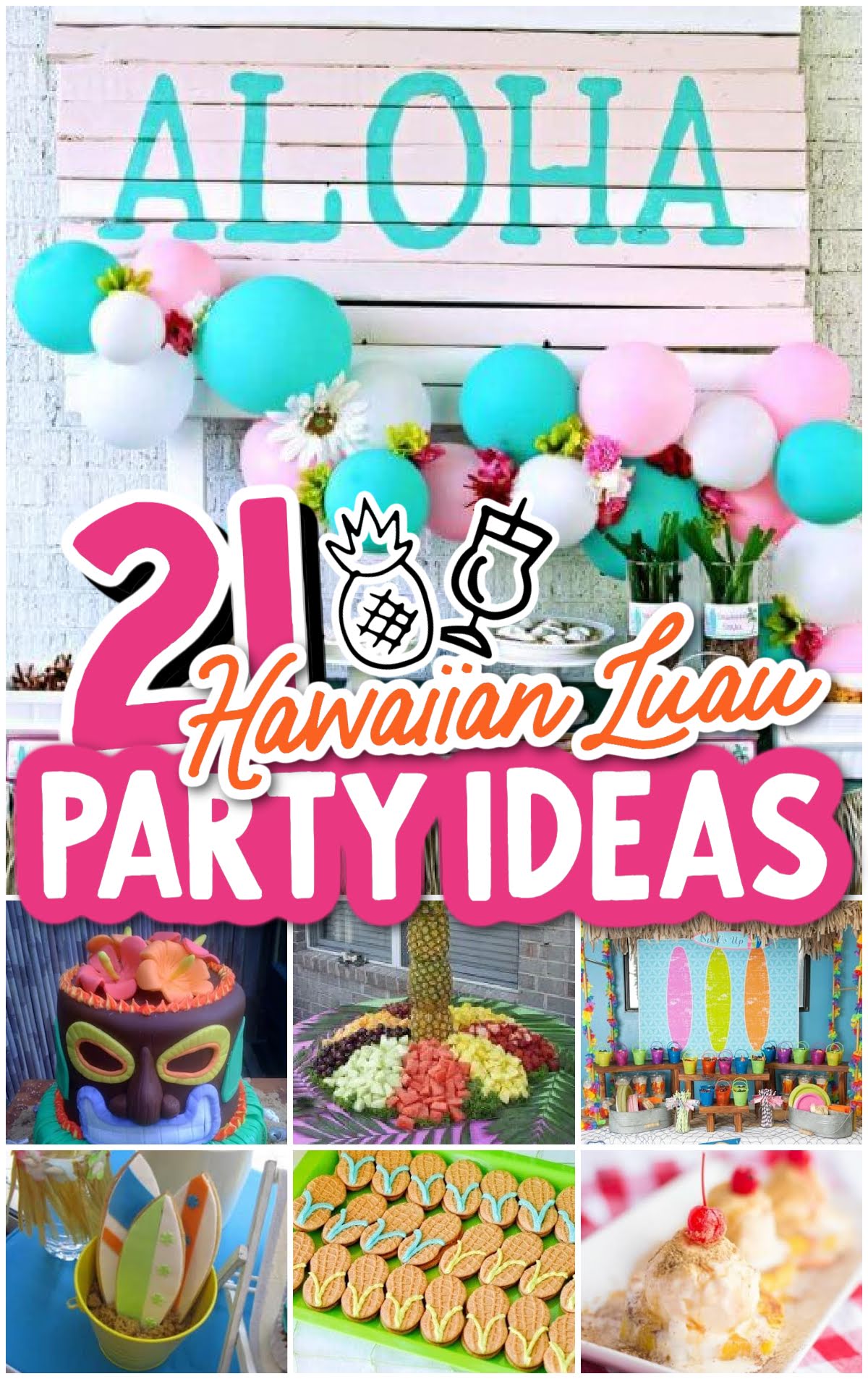 hawaiian themed birthday party