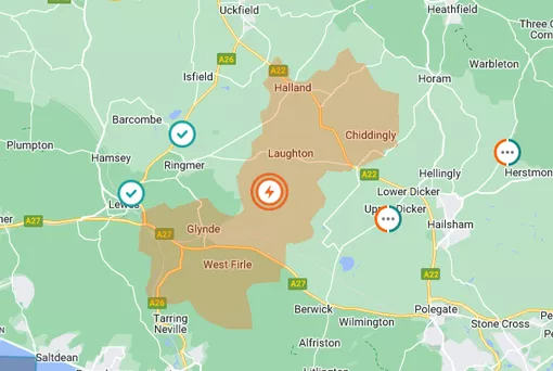 haywards heath power cut