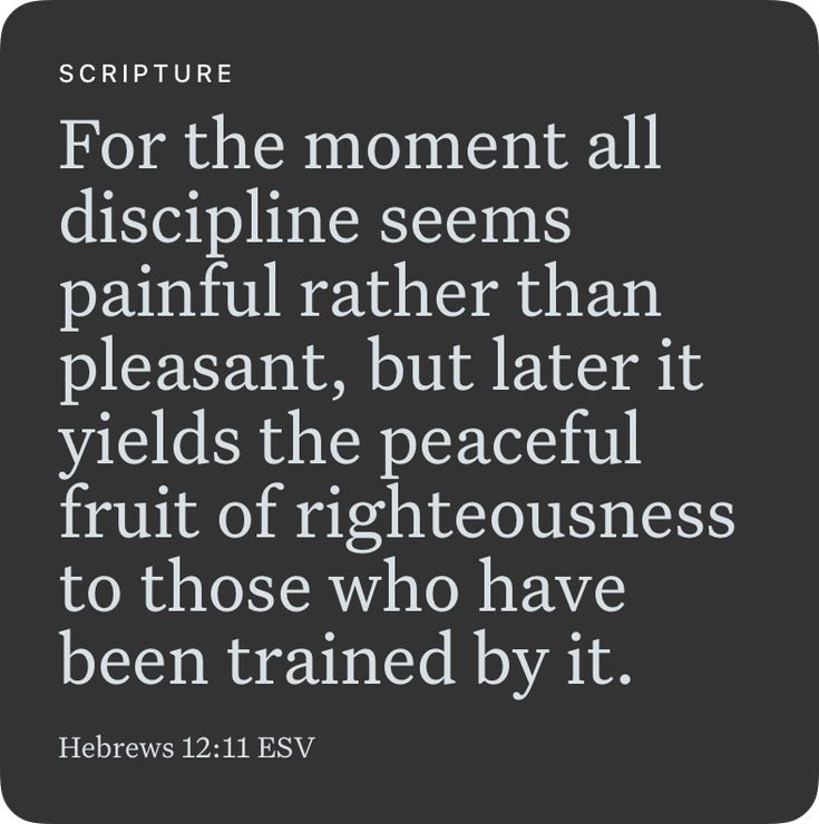 hebrews 12 11 esv