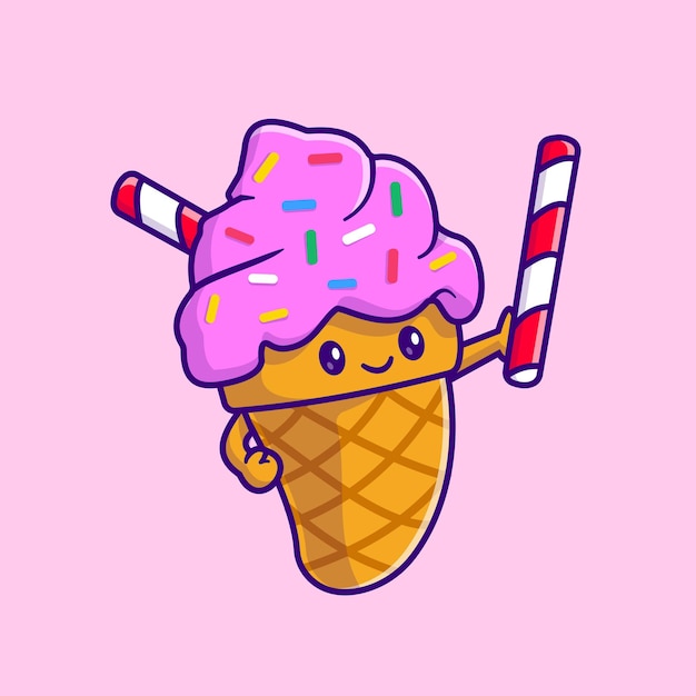 helados dibujos animados