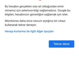 hesabım çalındı gmail