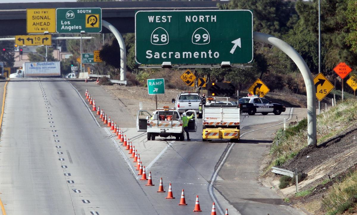 highway 58 closure today