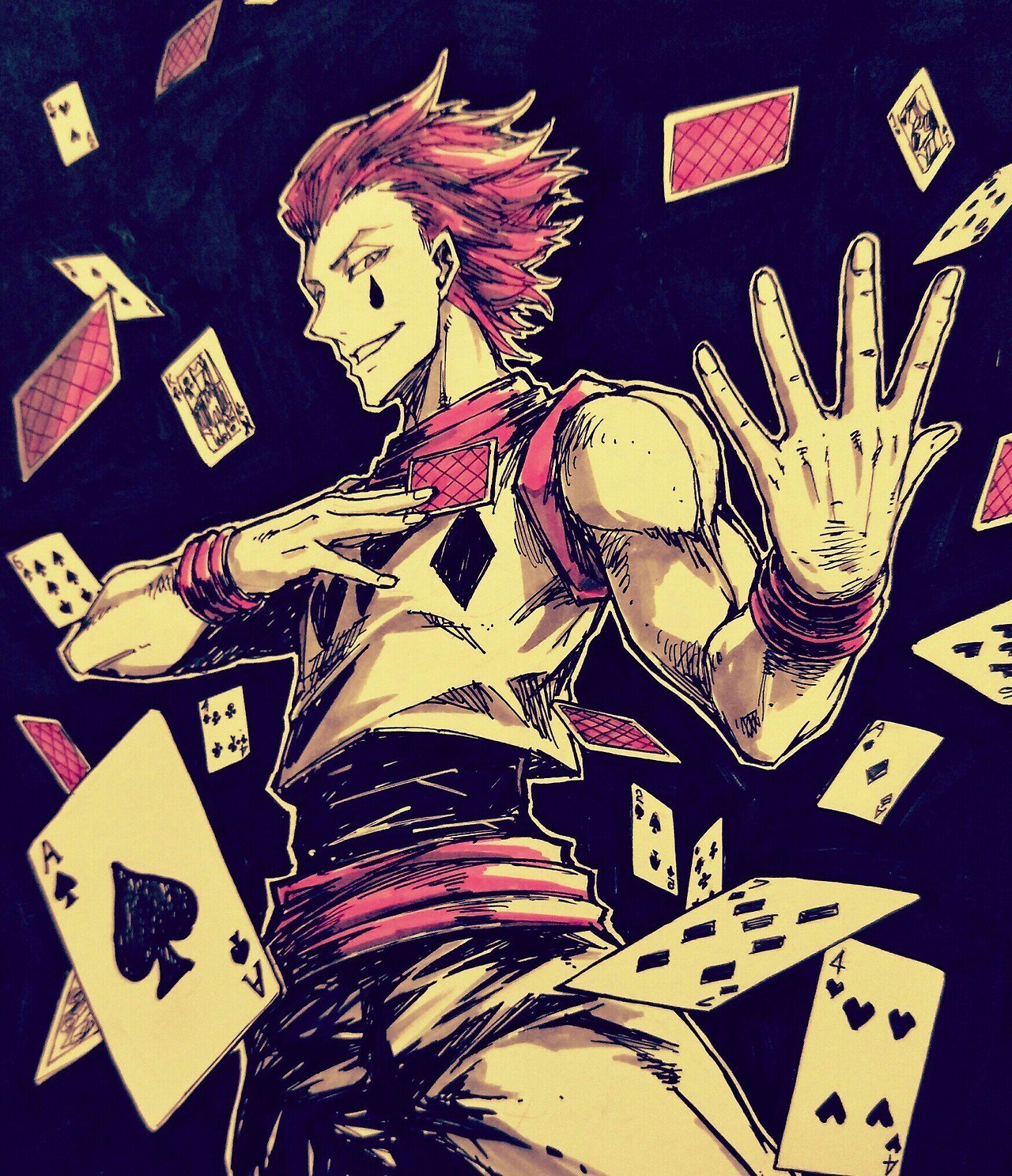 hisoka fanart