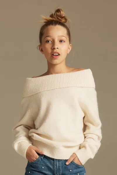 h&m off the shoulder sweater