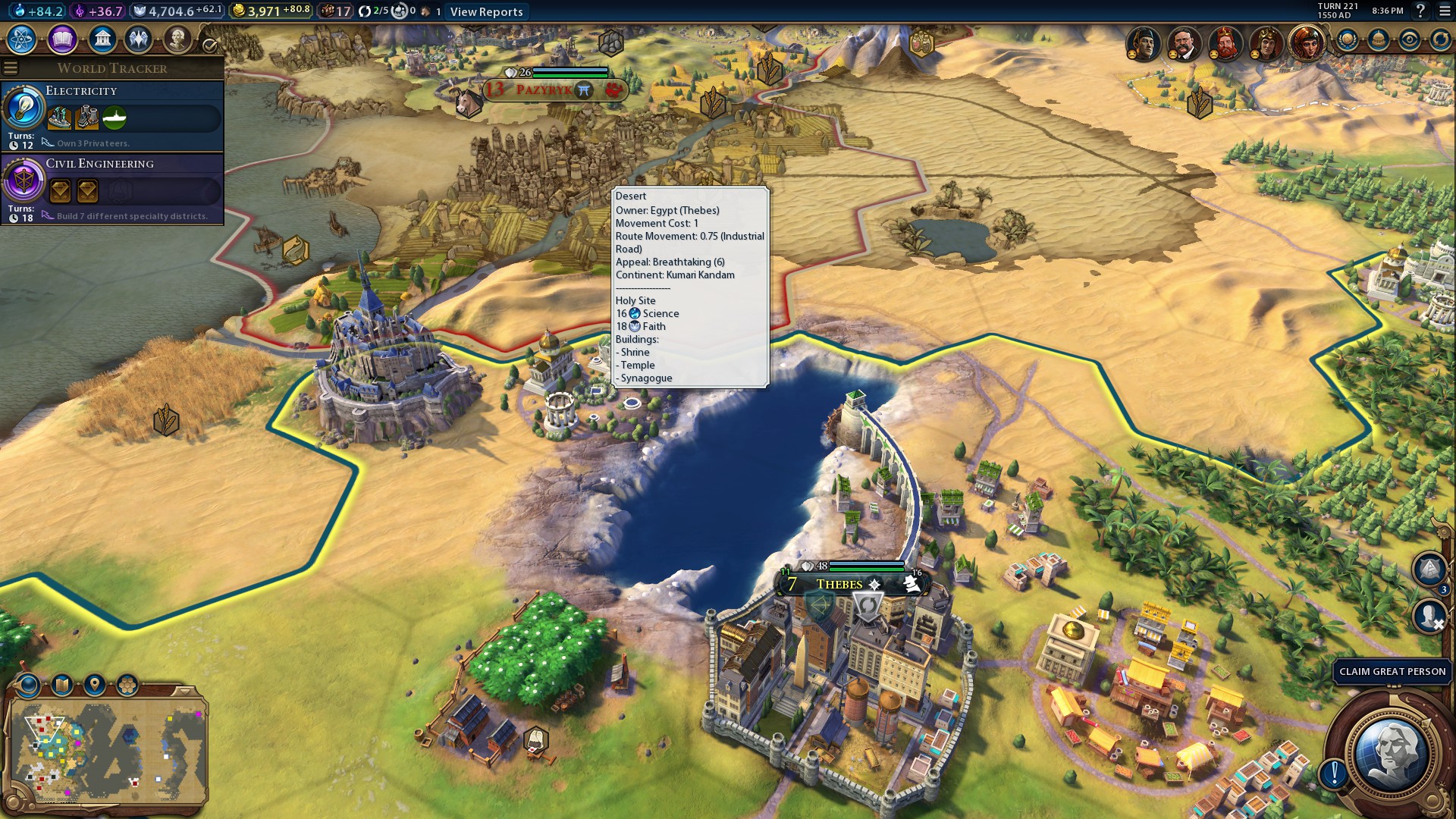 holy site civ 6