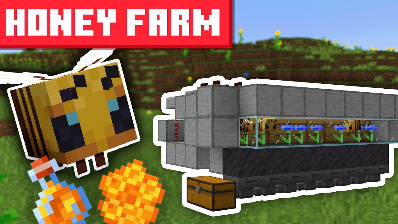 honey farm minecraft