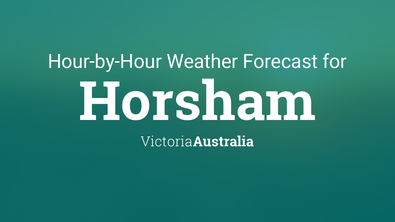 horsham weather radar