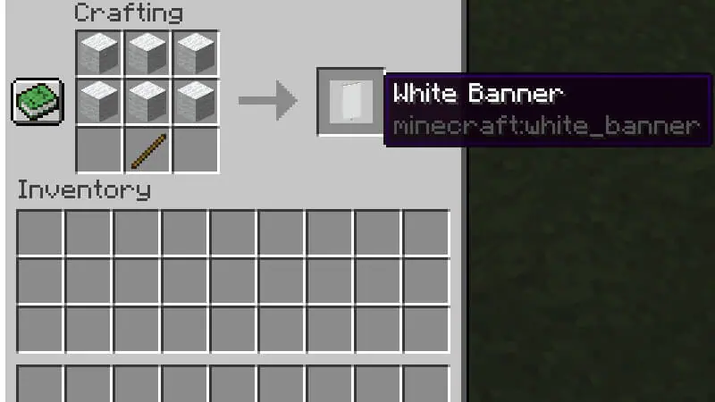 how do you craft a banner in minecraft