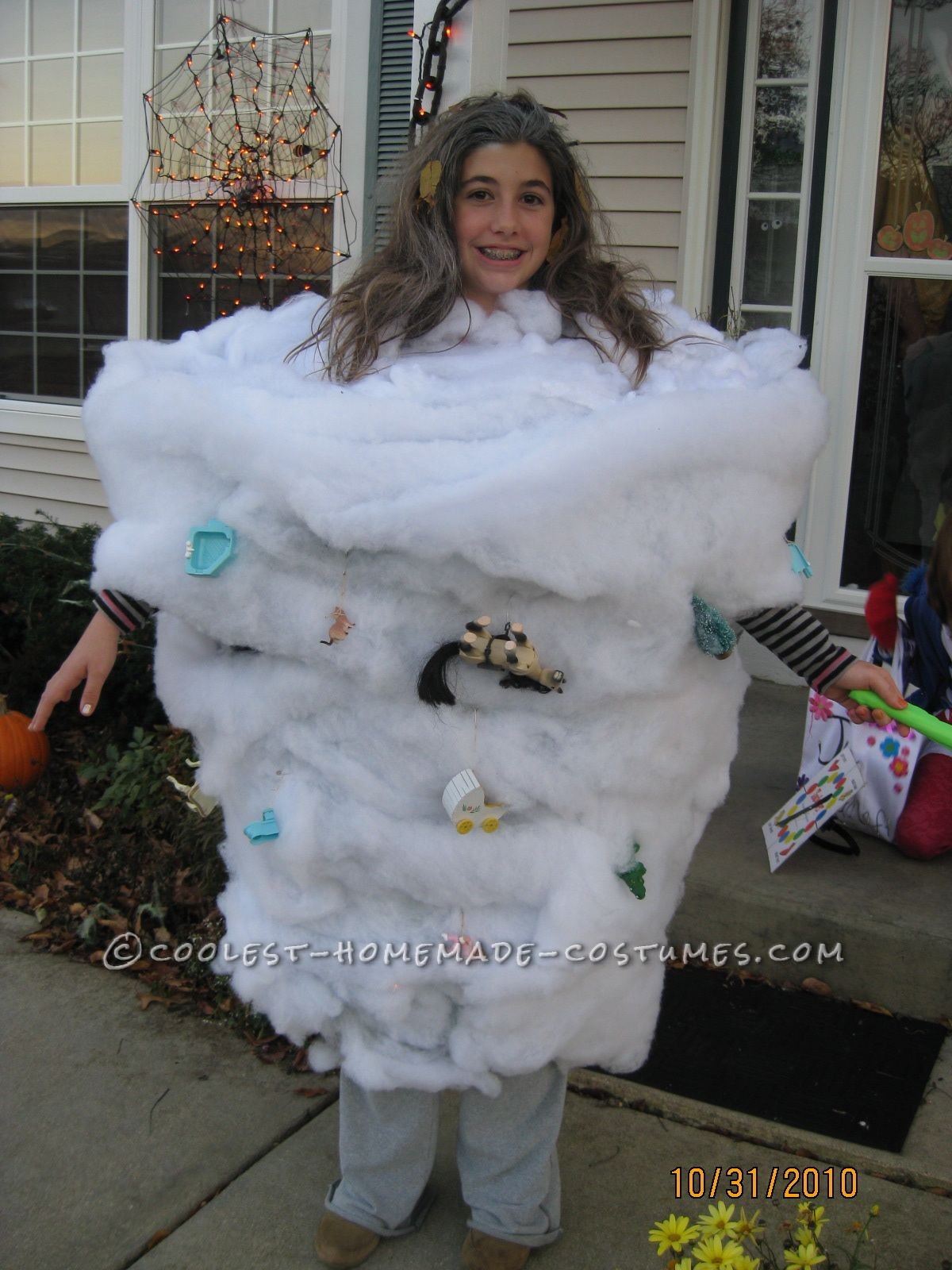 how do you make a tornado costume