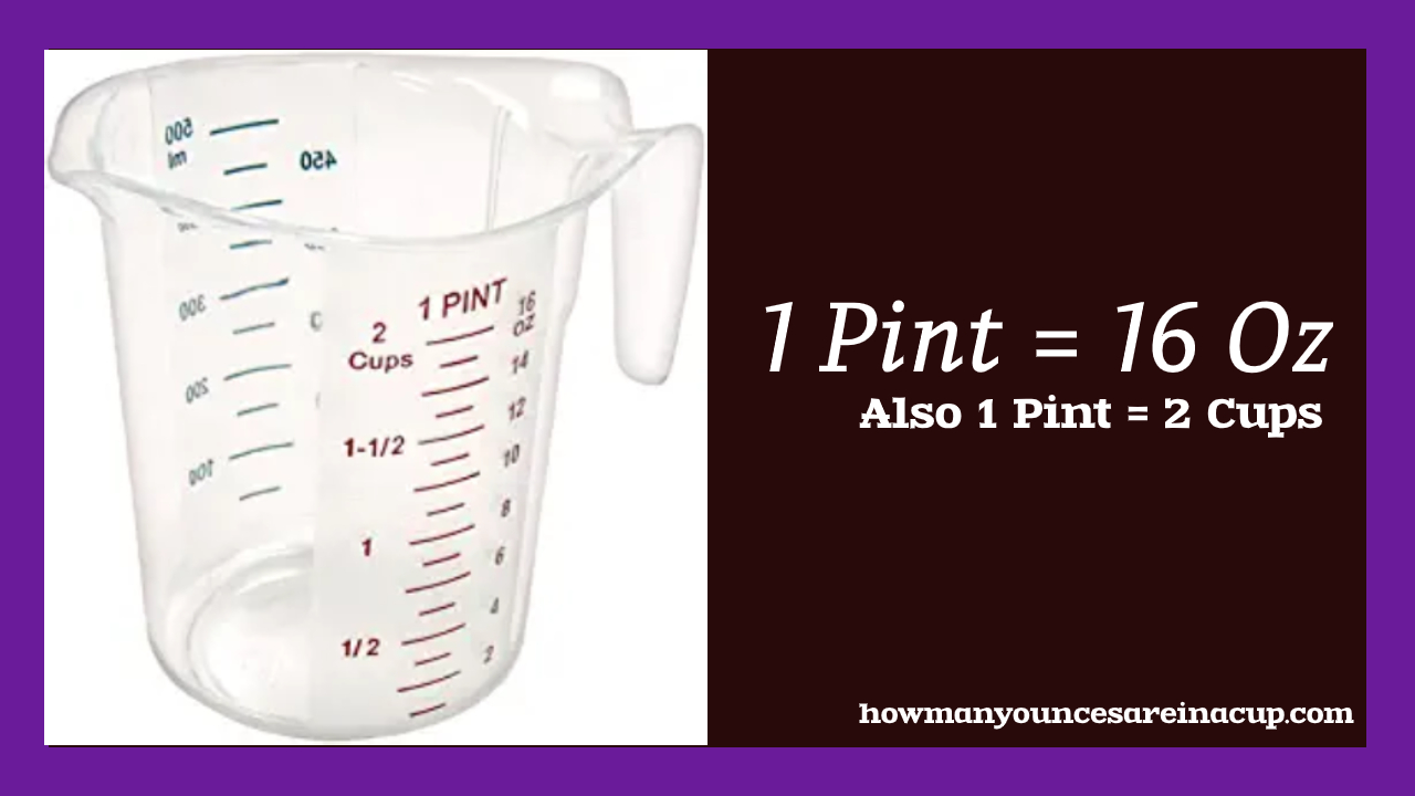 how many ounces in a dry pint