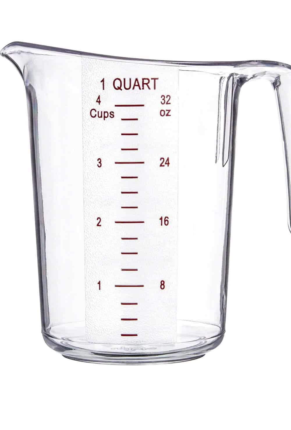 how many ounces in a quart