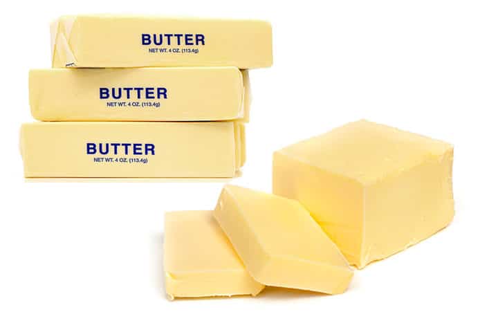 how much does 4 tablespoons of butter weigh