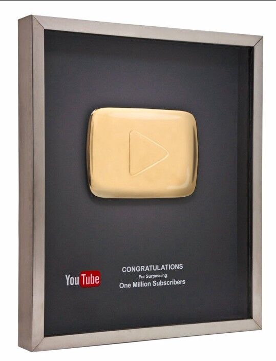 how much is 1 million subscribers on youtube