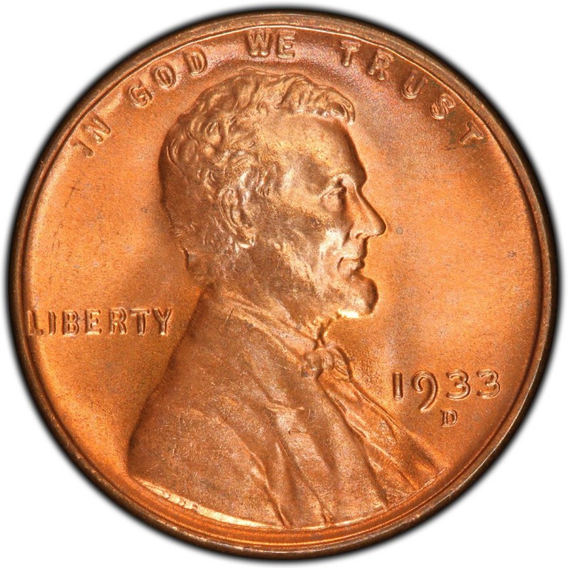 how much is a 1933 penny worth