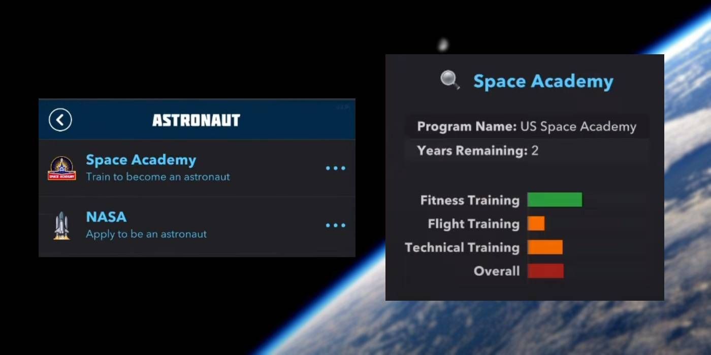 how to become astronaut in bitlife