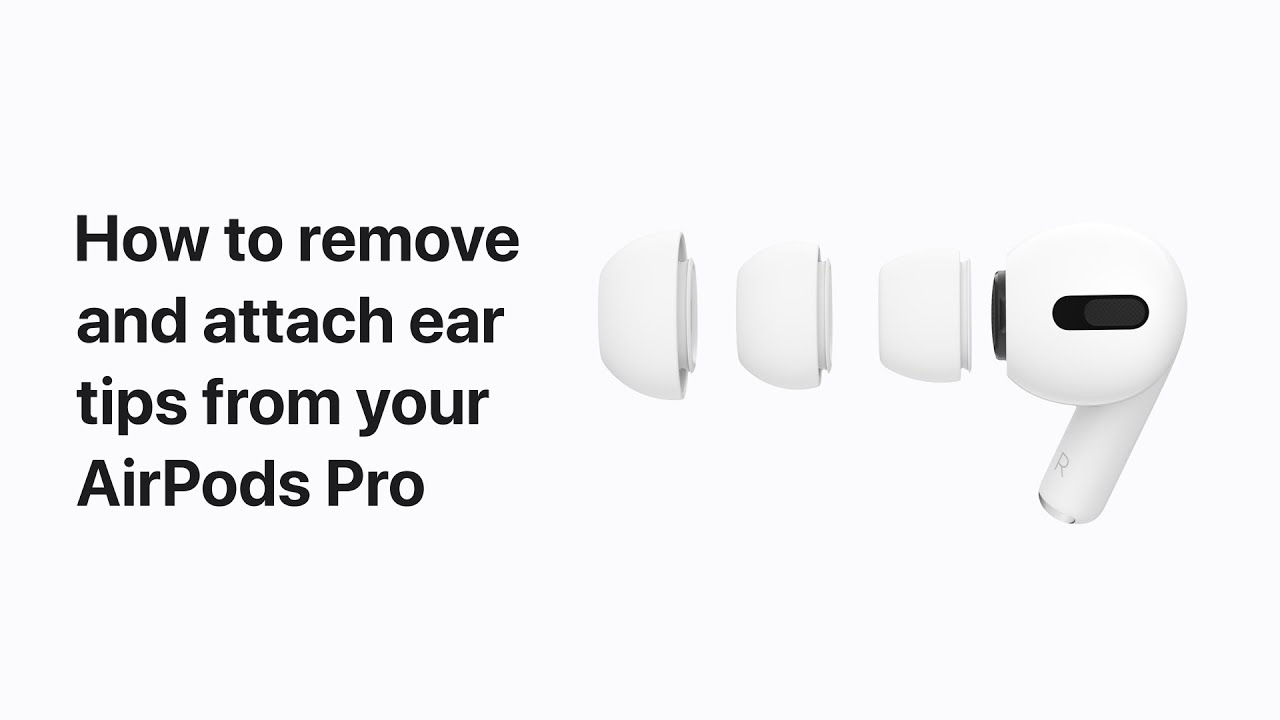 how to change airpod pro rubber