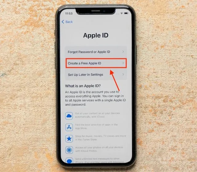 how to create a new apple id