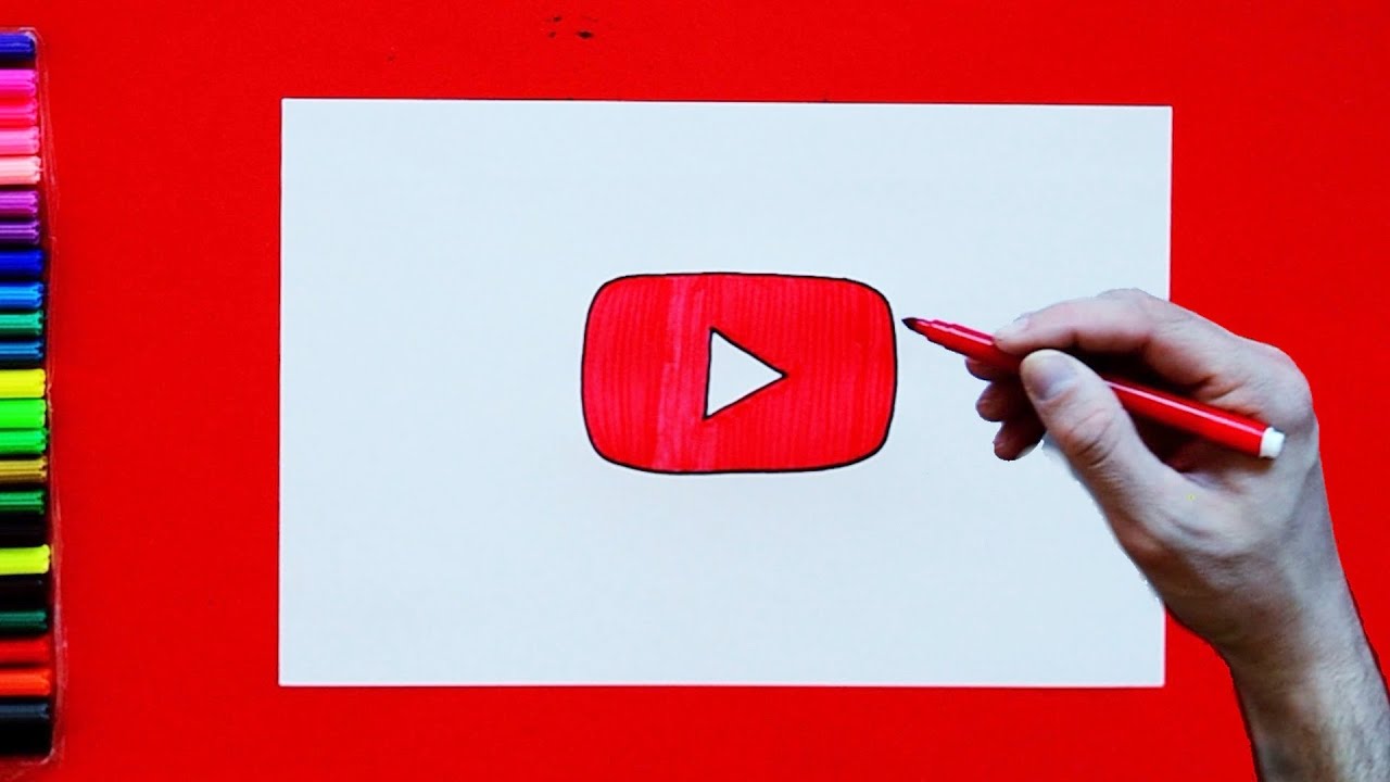 how to draw youtube