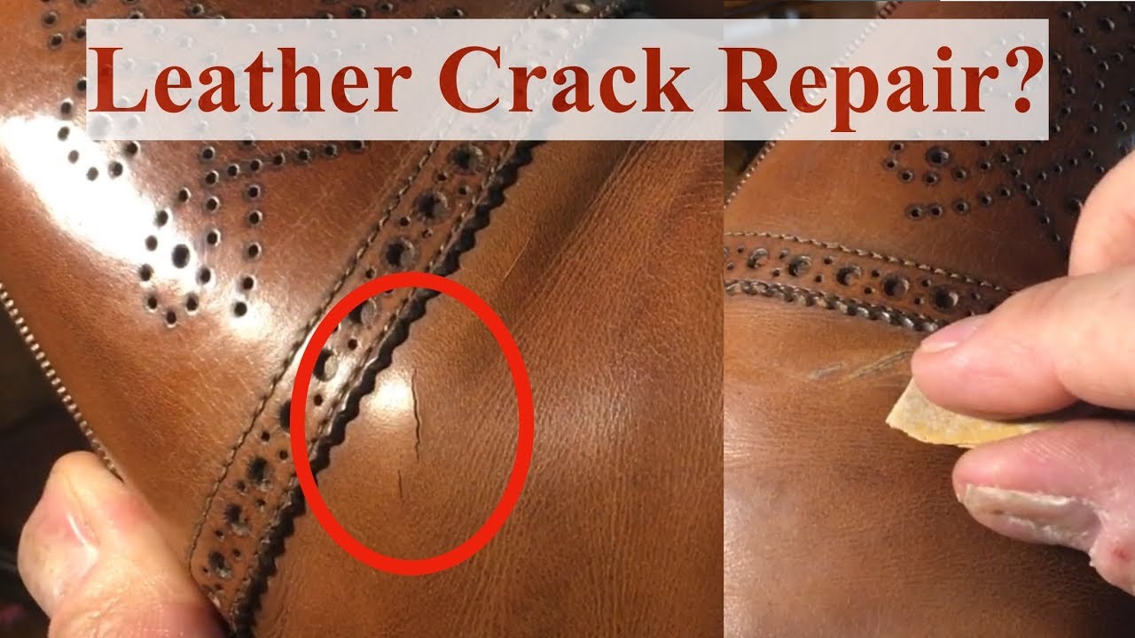 how to fix cracked leather shoes