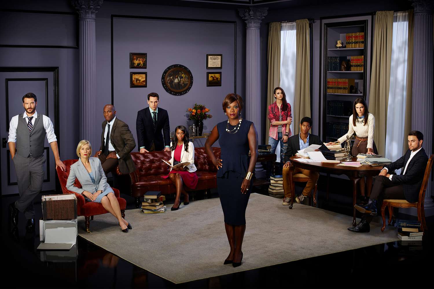 how to get away murder cast