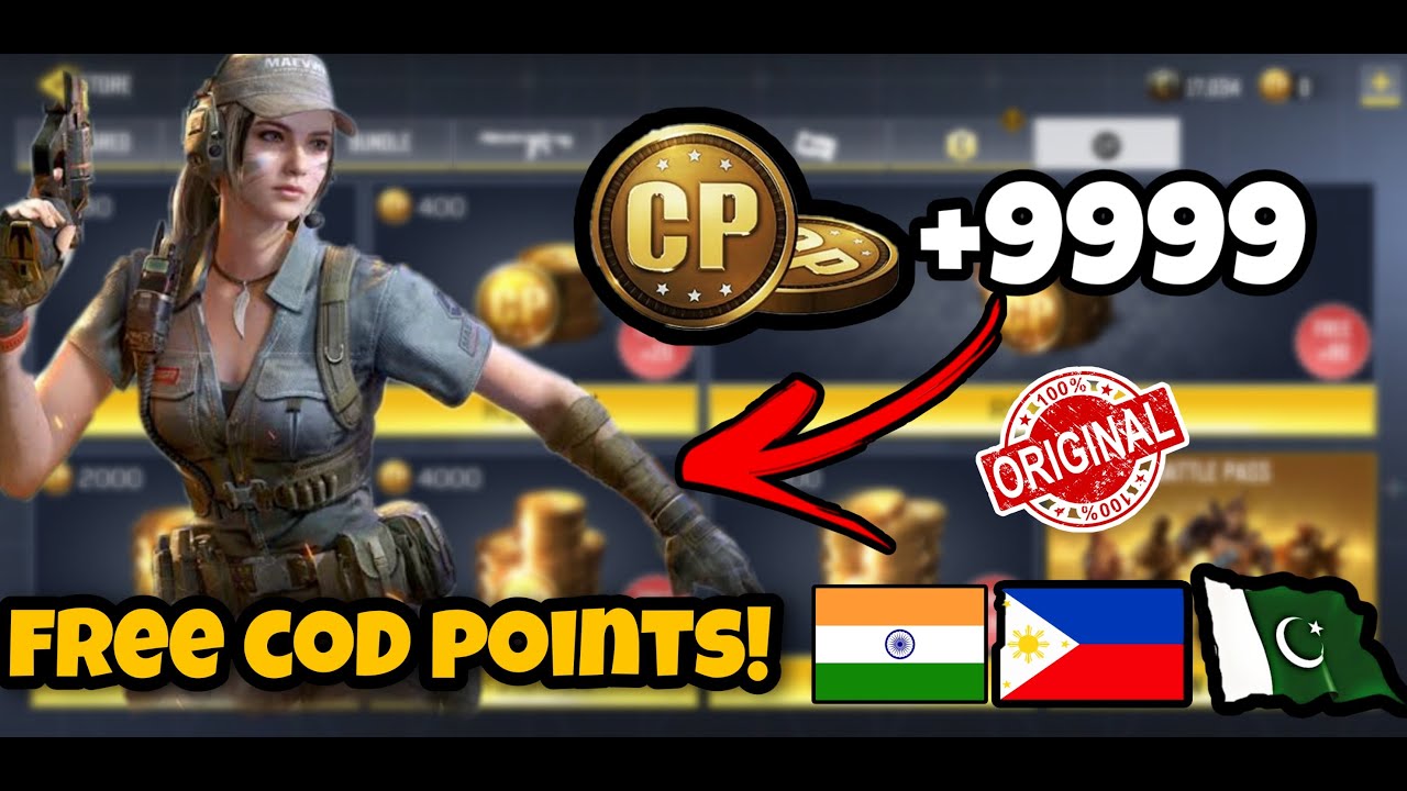 how to get cod points for free