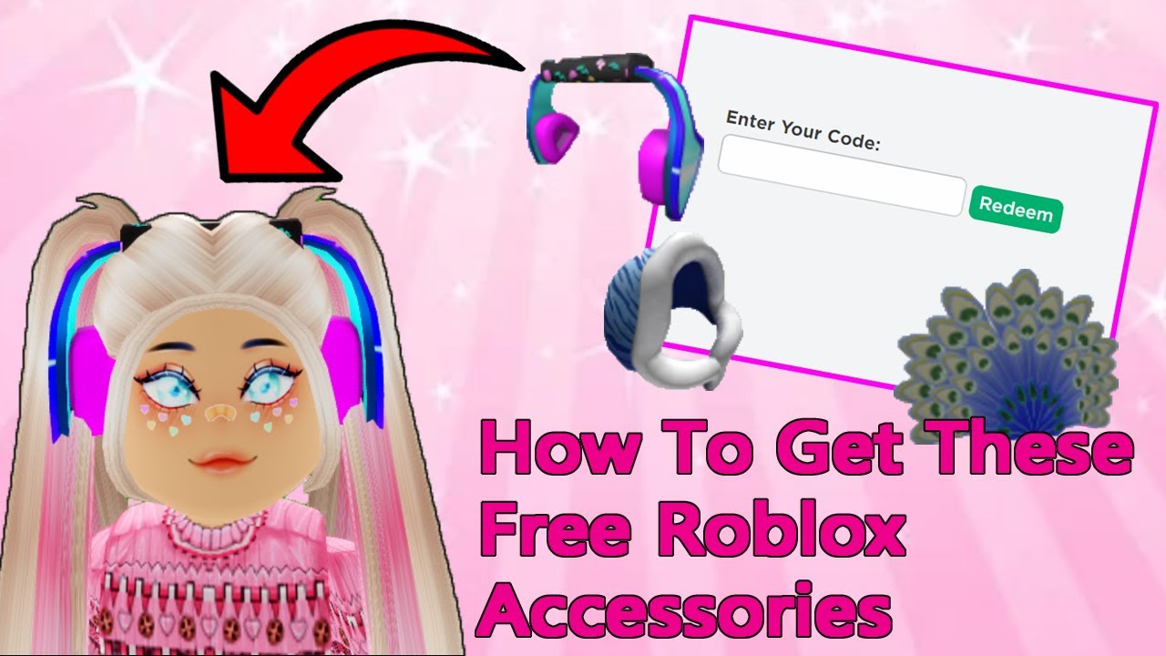 how to get free roblox accessories