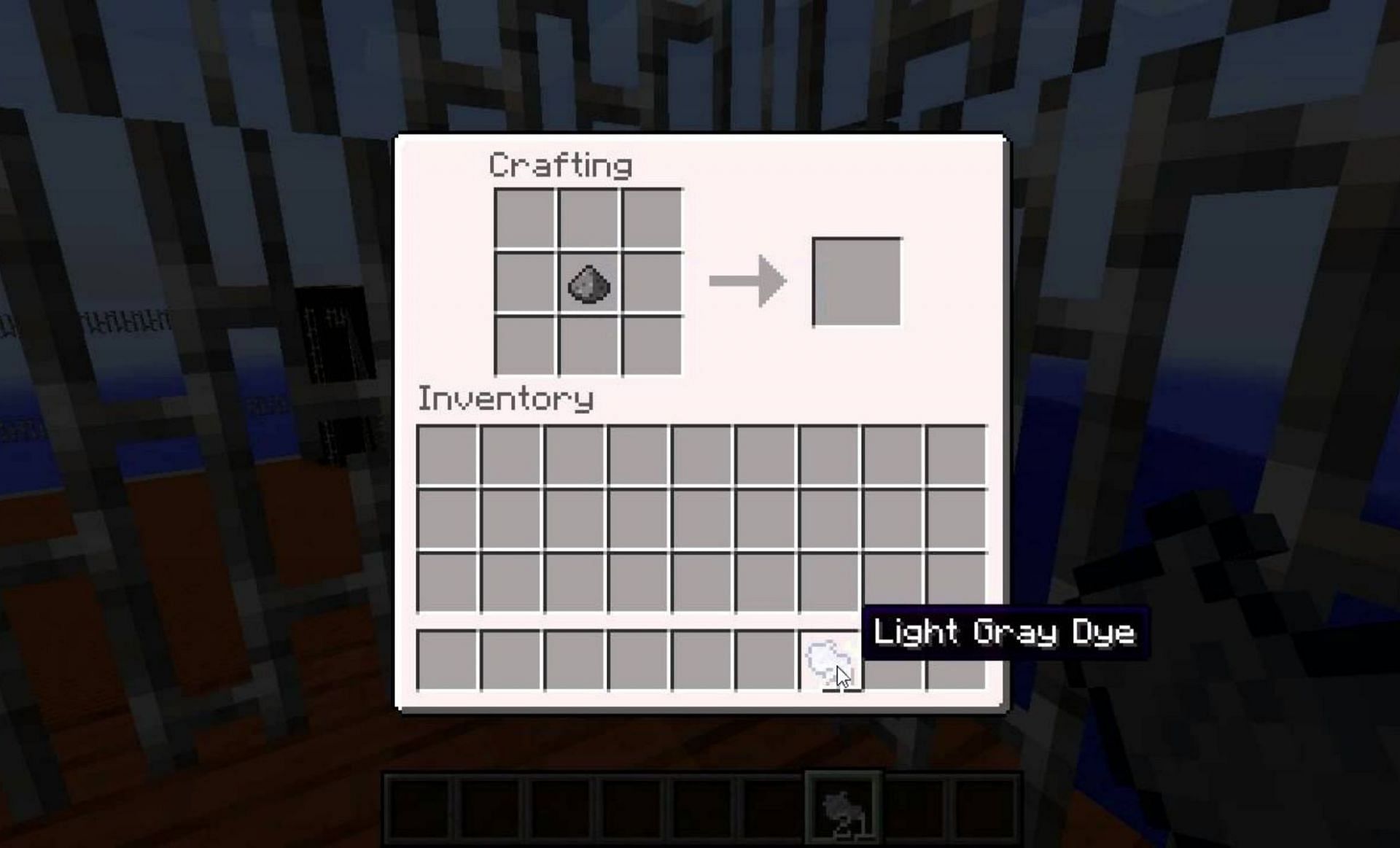 how to get grey dye in minecraft