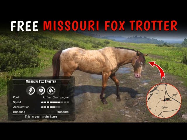 how to get missouri fox trotter rdr2