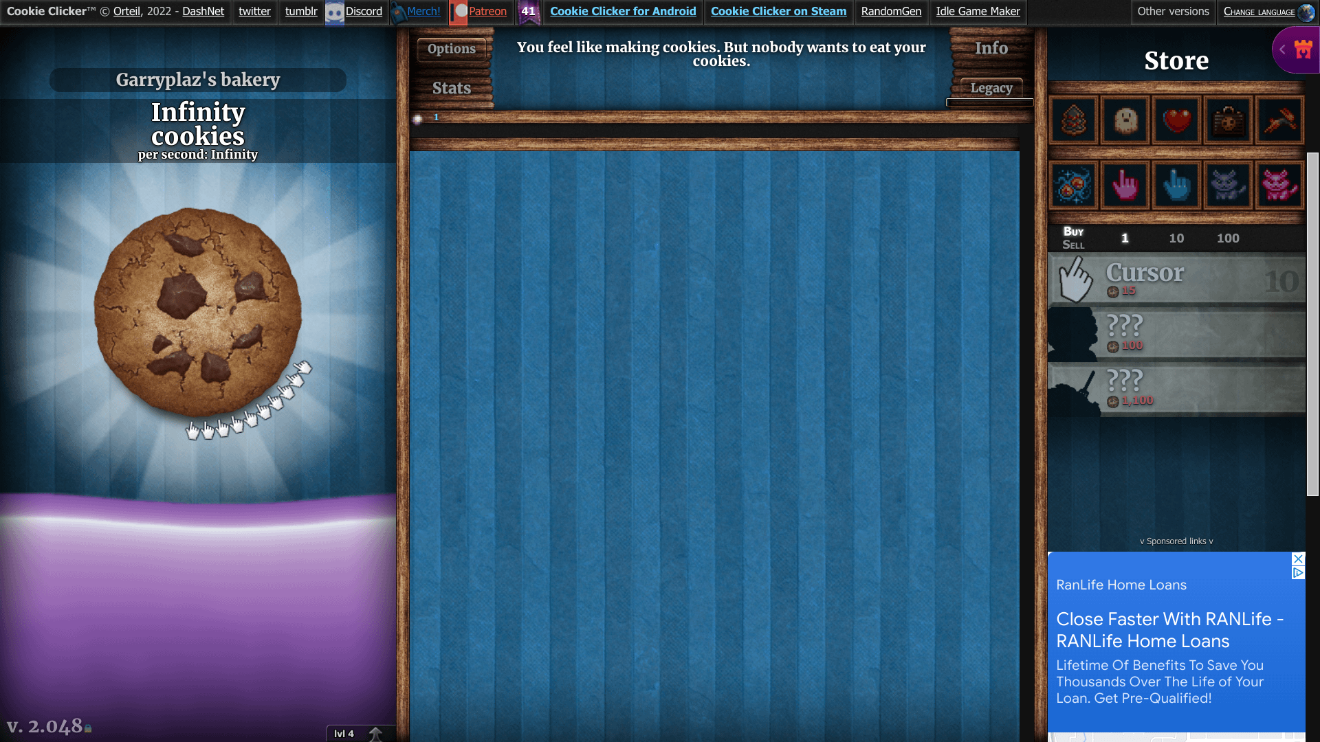 how to get unlimited cookies on cookie clicker