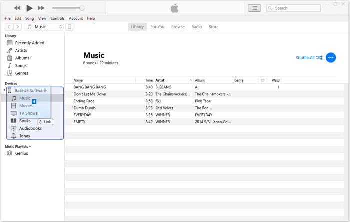 how to import music from itunes to iphone